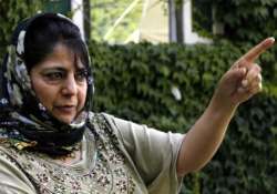 pdp president mehbooba mufti behind release of hurriyat leaders