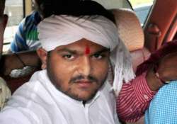 sedition fir against hardik patel to crush quota stir congress