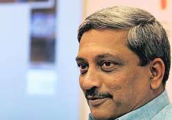 manohar parrikar adopts village in amethi parliamentary constituency