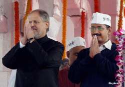 najeeb jung arvind kejriwal responsible for delhi mess congress