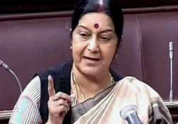 i raised 26/11 mumbai attacks with pakistan sushma tells rajya sabha