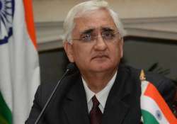 modi should admit if he is not strong khurshid