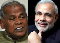 former bihar cm manjhi meets pm modi ahead of janata parivar merger