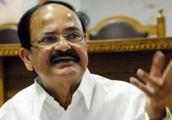 ready to face consequences on land bill venkaiah naidu