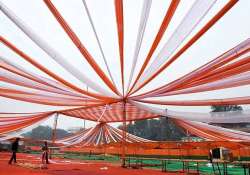 ramlila maidan gears up to host modi on jan 10