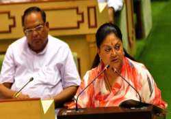 vasundhara raje asks media to maintain credibility