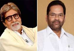 ghar wapsi bachchan naqvi to do the balancing act for modi