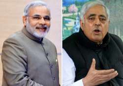 j k govt formation pdp patron mufti mohammed sayeed meets pm modi