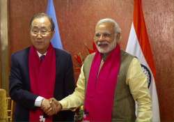 world desirous of modi s bold leadership for clean energy ban ki moon