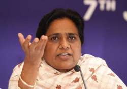 president s speech reflects center s policy of less work more talk mayawati