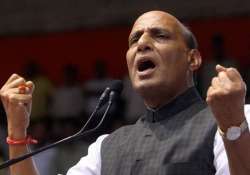 pakistan trying to push terrorists into j k rajnath singh