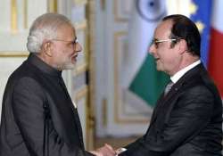 pm modi bids farewell to hollande says france is special