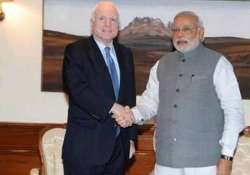 narendra modi probably strongest indian leader in our lifetime us senator john mccain