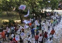 dusu elections abvp ahead in all four seats