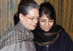 suspense on govt formation sonia gadkari visit mehbooba mufti