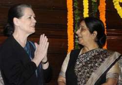 sonia rahul enquire about sushma s health