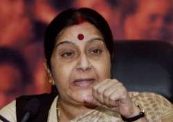 sushma swaraj to meet chinese counterpart wang yi in nepal today