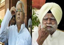 lalu yadav buta singh facing eviction proceedings