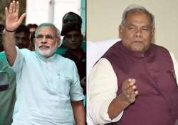 bihar polls amid tie up speculation ex bihar cm manjhi meets modi