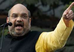 amit shah sounds nda s poll bugle in bihar with parivartan rath