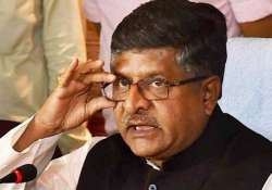 government s final net neutrality view still awaited ravi shankar prasad