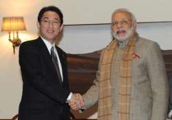 japanese foreign minister calls on pm modi