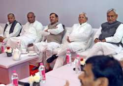 nitish kumar in delhi today to speed up talks for janata parivar merger