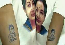 over 1 000 people tattoo j. jayalalithaa s picture name