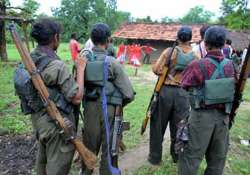 naxals enter ex mla s house snatch security guards guns