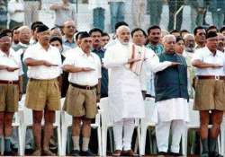 bihar polls rss throws weight behind bjp