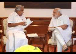 kerala cm oommen chandy calls on narendra modi