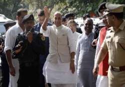 rajnath singh to attend run for unity event in hyderabad