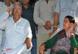 rjd supremo lalu yadav rabri devi cast their ballot