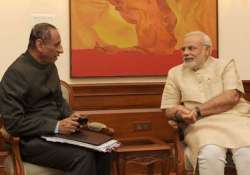 andhra telangana governor meets pm modi