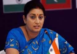 typo to blame for false information on smriti irani s qualification bjp