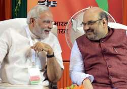 narendra modi amit shah discuss delhi polls with top bjp leaders