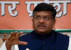 nitish govt is hopeless says ravi shankar prasad