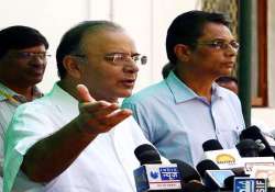 arun jaitley meets badals says no question of snapping alliance with sad