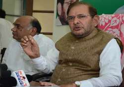 agenda of new front to be decided on dec 4 sharad yadav