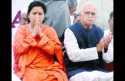 advani mum on uma s re entry to bjp