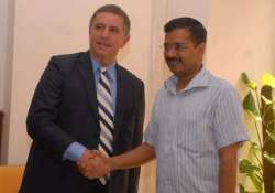 ambassador of israel daniel carmon met kejriwal