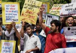 ftii row govt gets tough asks students focus on academics only