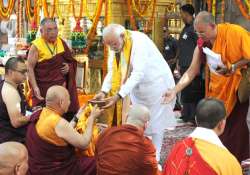 bodh gaya to be developed into spiritual capital pm modi