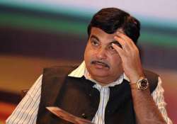 demand for gadkari resignation rocks rajya sabha again