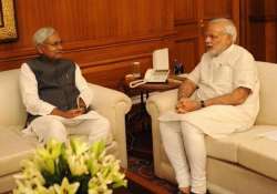 after 34 months nitish kumar meets narendra modi