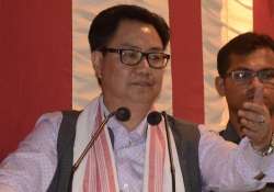 kiren rijiju clarifies remark says he wasn t pointing at any region