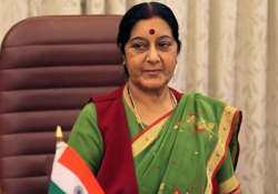 vote for bjp for development sushma swaraj to voters