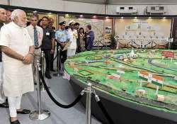 in pics pm modi visits exhibition to mark 1965 india pakistan war