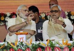 nitish kumar takes on pm modi accuses him of not honouring promises