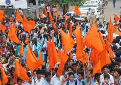 abvp protests at st.stephen s college over sexual harassment